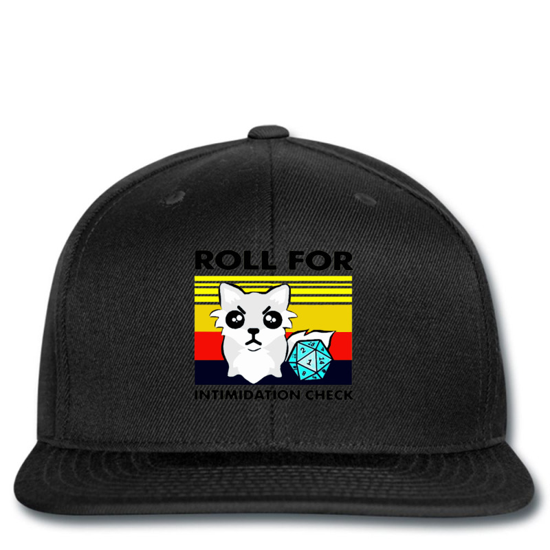 Roll For Intimidation Check Printed hat by cm-arts | Artistshot