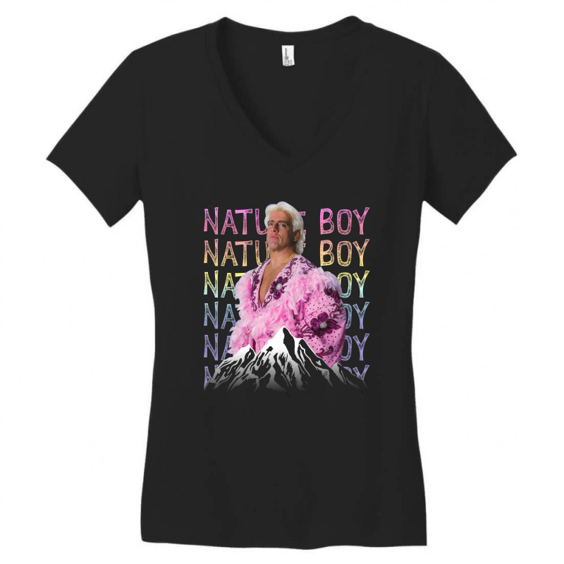 Nature Boy Women's V-neck T-shirt | Artistshot