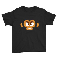 Monkey Face Angry Mad Cute Adorable Monkey Animal Character T Shirt Youth Tee | Artistshot