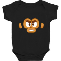 Monkey Face Angry Mad Cute Adorable Monkey Animal Character T Shirt Baby Bodysuit | Artistshot