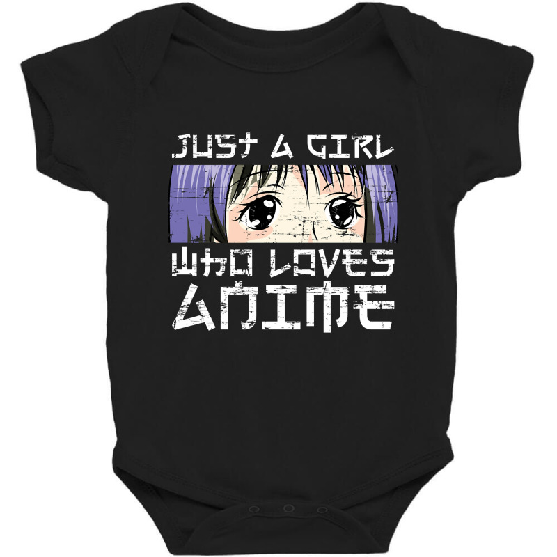 Just A Girl Who Loves Anime Baby Bodysuit by Aiello Mcdade | Artistshot