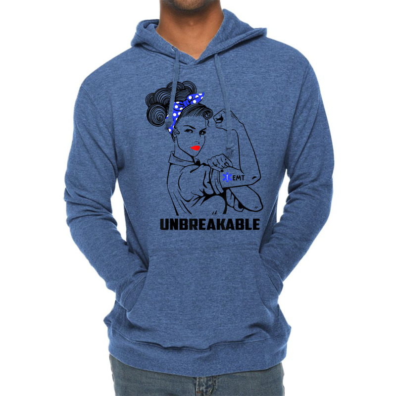 Emt Unbreakable Emergency Medical Technician Emt Gift T Shirt Lightweight Hoodie | Artistshot