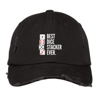 Funny Dice Stacking T Shirt  Best Dice Stacker Ever Tee Vintage Cap | Artistshot