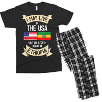 Ethiopian Ethiopia T Shirt Gift For Ethiopian People Men's T-shirt Pajama Set | Artistshot