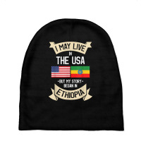 Ethiopian Ethiopia T Shirt Gift For Ethiopian People Baby Beanies | Artistshot