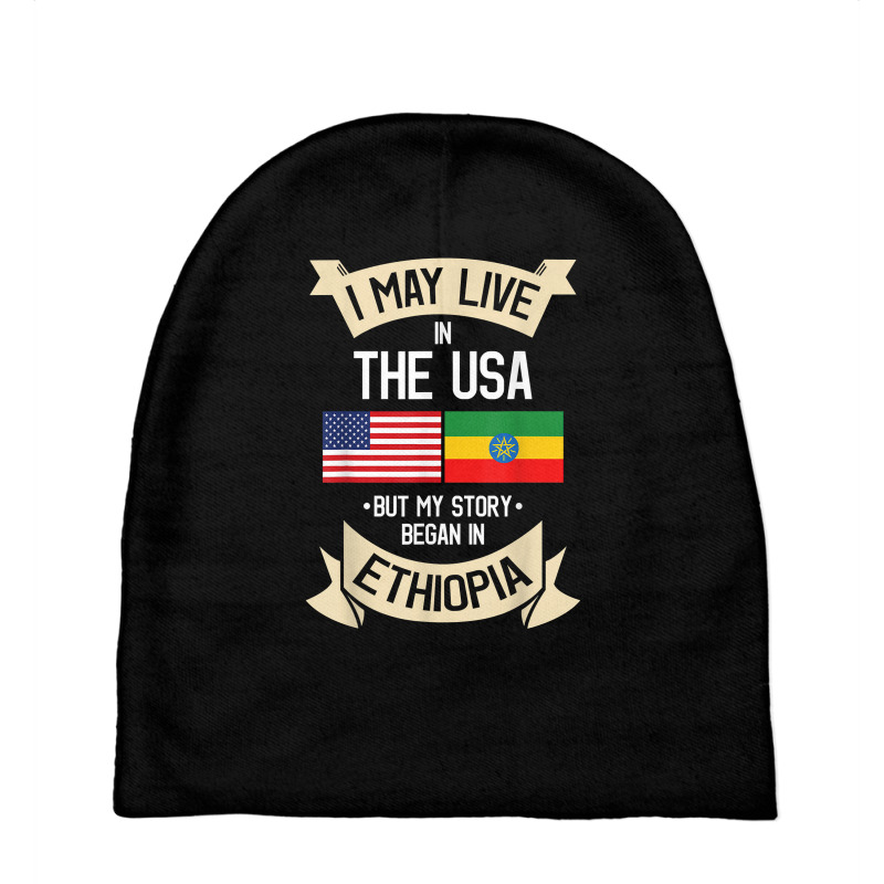 Ethiopian Ethiopia T Shirt Gift For Ethiopian People Baby Beanies by cm-arts | Artistshot