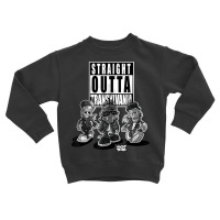 Straight Outta Transylvania Funny Urban Cartoon Vampires T Shirt Toddler Sweatshirt | Artistshot