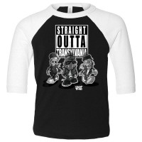 Straight Outta Transylvania Funny Urban Cartoon Vampires T Shirt Toddler 3/4 Sleeve Tee | Artistshot