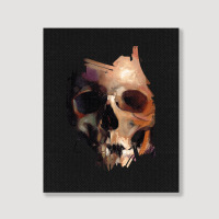 Skull, Skull Art, Skull Vintage, Skull Painting, Love Skull, Skeleton, Portrait Canvas Print | Artistshot