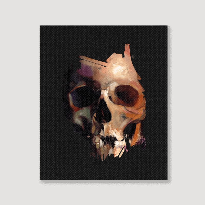 Skull, Skull Art, Skull Vintage, Skull Painting, Love Skull, Skeleton, Portrait Canvas Print | Artistshot