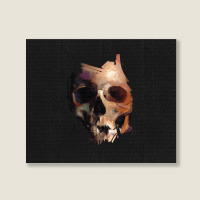 Skull, Skull Art, Skull Vintage, Skull Painting, Love Skull, Skeleton, Landscape Canvas Print | Artistshot