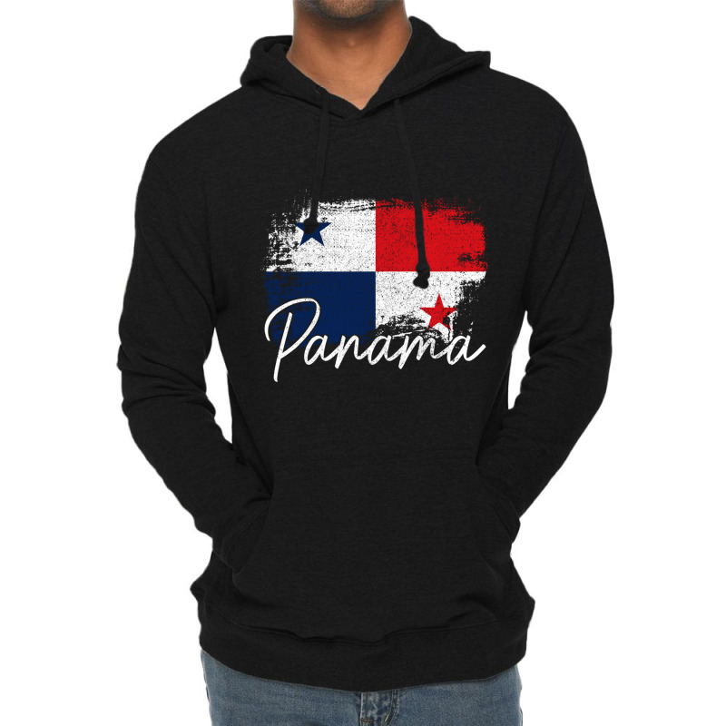 Panama Vintage Flag Panamanian Pride Roots African Pullover Hoodie Lightweight Hoodie by cm-arts | Artistshot