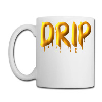 Drippy Yellow Drippin Letters Streetwear Hip Hop Tees Tops T Shirt Coffee Mug | Artistshot