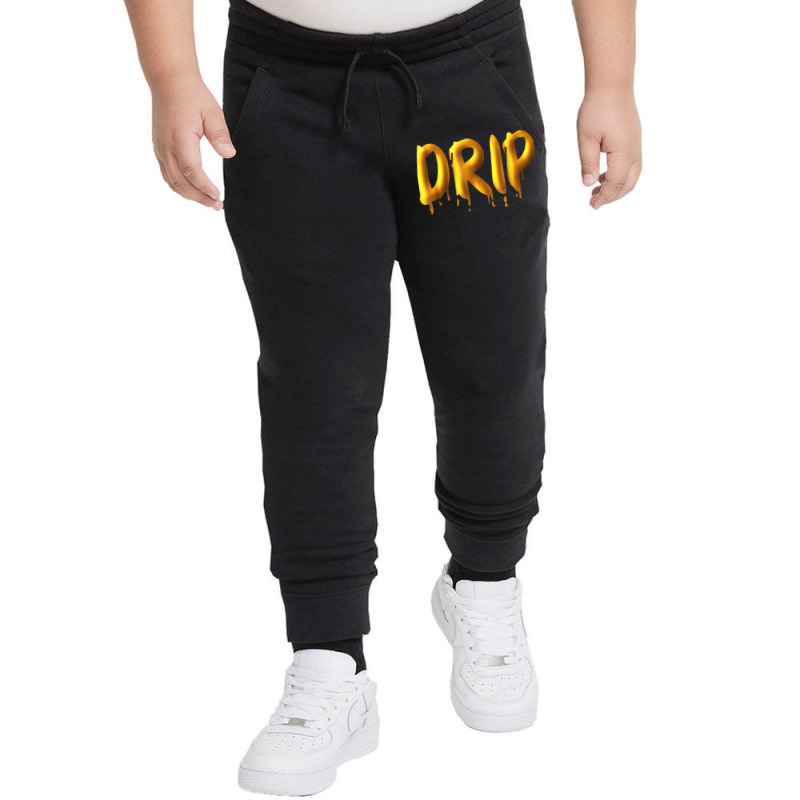 Drippy Yellow Drippin Letters Streetwear Hip Hop Tees Tops T Shirt Youth Jogger | Artistshot