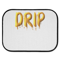 Drippy Yellow Drippin Letters Streetwear Hip Hop Tees Tops T Shirt Rear Car Mat | Artistshot