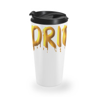 Drippy Yellow Drippin Letters Streetwear Hip Hop Tees Tops T Shirt Travel Mug | Artistshot