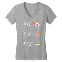 Derivative Function For Math Teacher Derivative F'(x) T Shirt Women's V-neck T-shirt | Artistshot