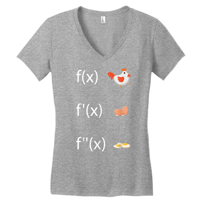 Derivative Function For Math Teacher Derivative F'(x) T Shirt Women's V-Neck T-Shirt by cm-arts | Artistshot