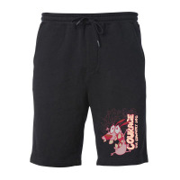 Courage The Cowardly Dog Running Scared Fleece Short | Artistshot