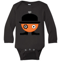 Clockwork Orange Minimalism Long Sleeve Baby Bodysuit | Artistshot