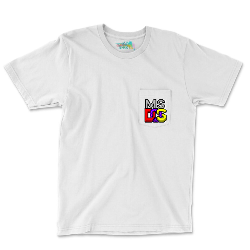 Ms Dos Retro Operating System Computer Gifts   It Tech Geek T Shirt Pocket T-Shirt by cm-arts | Artistshot