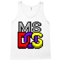 Ms Dos Retro Operating System Computer Gifts   It Tech Geek T Shirt Tank Top | Artistshot