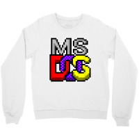 Ms Dos Retro Operating System Computer Gifts   It Tech Geek T Shirt Crewneck Sweatshirt | Artistshot