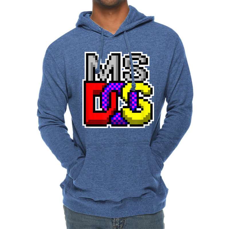 Ms Dos Retro Operating System Computer Gifts   It Tech Geek T Shirt Lightweight Hoodie by cm-arts | Artistshot