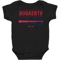 Xander Bogaerts Vintage Baseball Bat Gameday T Shirt Baby Bodysuit | Artistshot