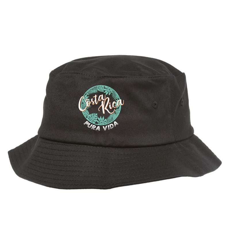 Costa Rica Pura Vida Beach Or Travel Top Bucket Hat by Belton Fitts | Artistshot