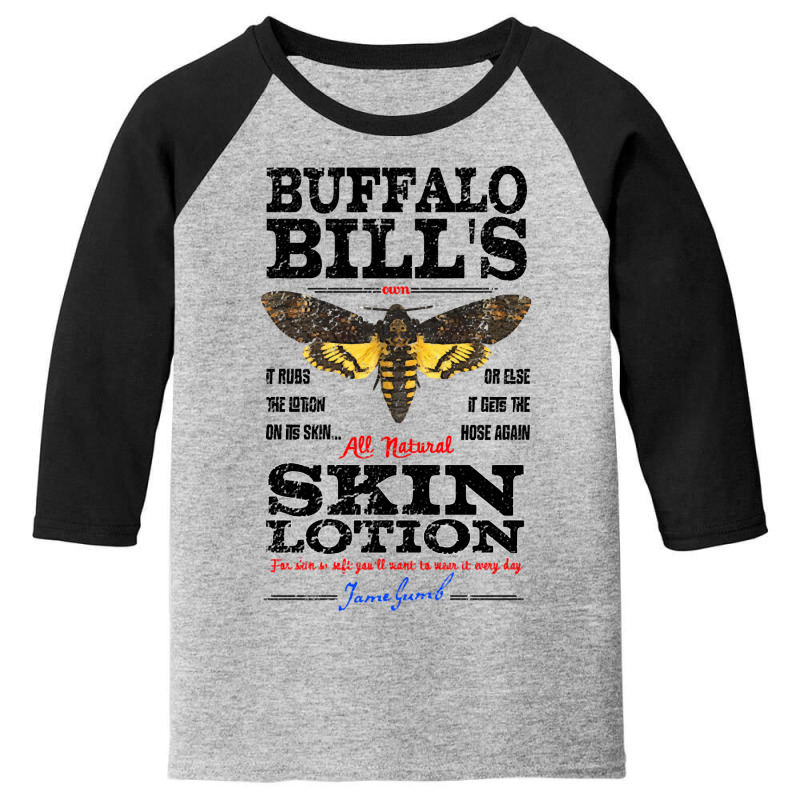 Buffalo Bill's Skin Lotion Youth 3/4 Sleeve | Artistshot