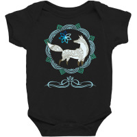 Mandala Fox, Mandala Fox Art, Mandala Fox Vintage, Mandala Fox Paintin Baby Bodysuit | Artistshot