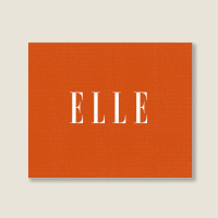 Elle (white) Landscape Canvas Print | Artistshot