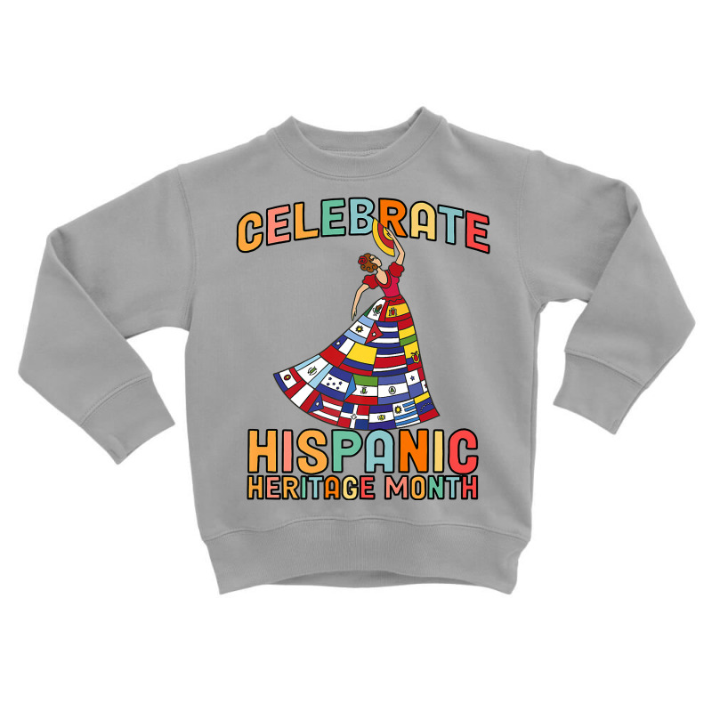 National Hispanic Heritage Month Celebration Latin Flags Premium T Shi Toddler Sweatshirt by cm-arts | Artistshot