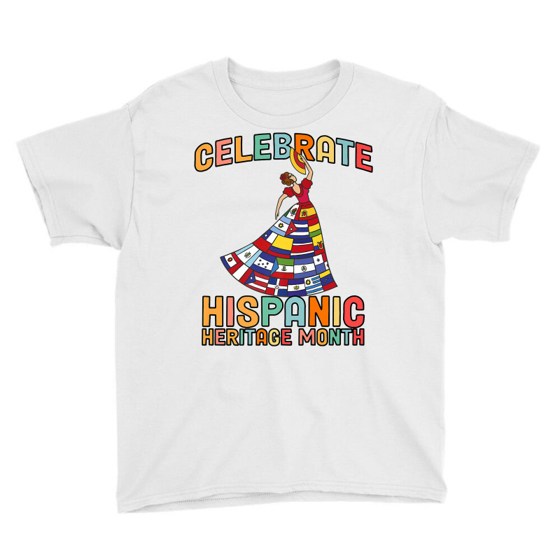 National Hispanic Heritage Month Celebration Latin Flags Premium T Shi Youth Tee by cm-arts | Artistshot