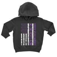 No One Fight Alone American Flag Domestic Violence Awareness T Shirt Toddler Hoodie | Artistshot