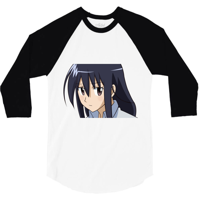 Sad Girl Cute Chibi Anime Evaangel 3/4 Sleeve Shirt by LinseyCElliott | Artistshot