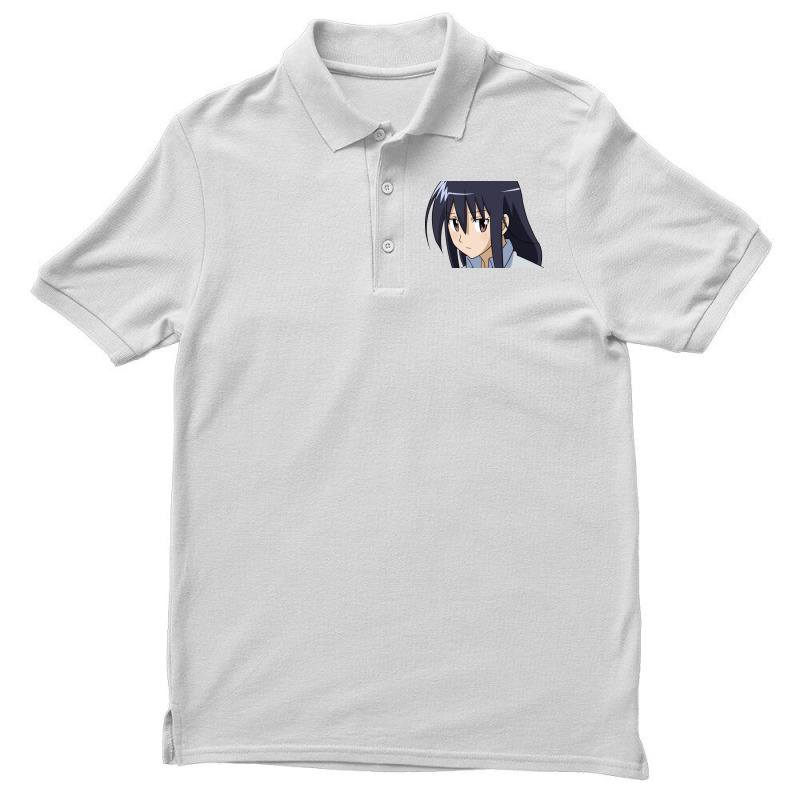 Sad Girl Cute Chibi Anime Evaangel Men's Polo Shirt by LinseyCElliott | Artistshot