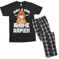 Ramen Noodles Foodie Japan Anime Men's T-shirt Pajama Set | Artistshot