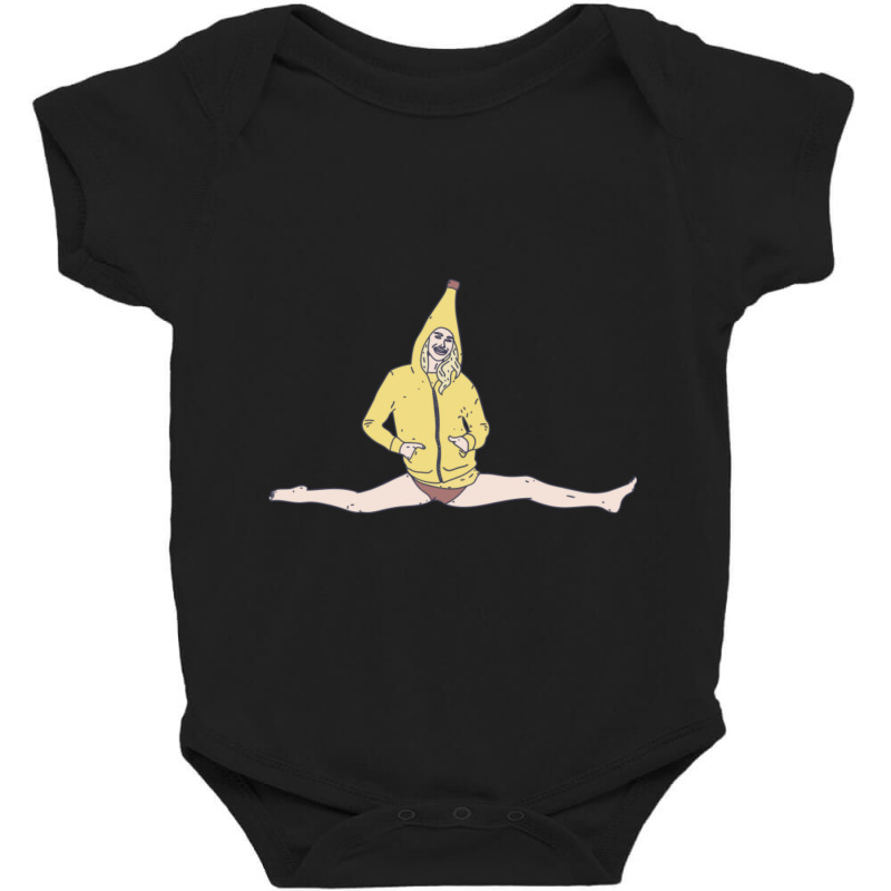 Banana Split - Cheerleader - Doing The Splits Baby Bodysuit by Kemriban527 | Artistshot