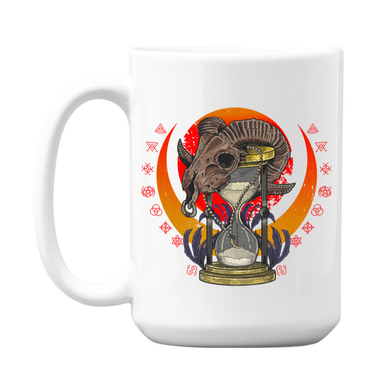 Ram Skull, Ram Skull Art, Ram Skull Vintage, Ram Skull Painting, Ram,  15 Oz Coffee Mug | Artistshot