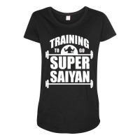 Training To Go Super, Training To Go Super Art, Training To Go Super P Maternity Scoop Neck T-shirt | Artistshot