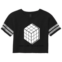 Rubik's Cube Blind, Rubik's Cube Blind Vintage, Rubik's Cube Blind Art Scorecard Crop Tee | Artistshot