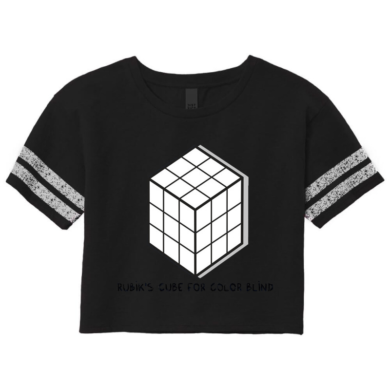 Rubik's Cube Blind, Rubik's Cube Blind Vintage, Rubik's Cube Blind Art Scorecard Crop Tee by SHOPERRRX5 | Artistshot