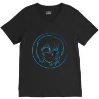 Rei Ayanami's Face - 06a V-neck Tee | Artistshot