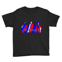 Buffalo Skyline Red White And Blue Youth Tee | Artistshot