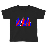 Buffalo Skyline Red White And Blue Toddler T-shirt | Artistshot