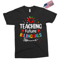 Teaching Future Bilinguals   Spanish Teachers Back To School T Shirt Exclusive T-shirt | Artistshot