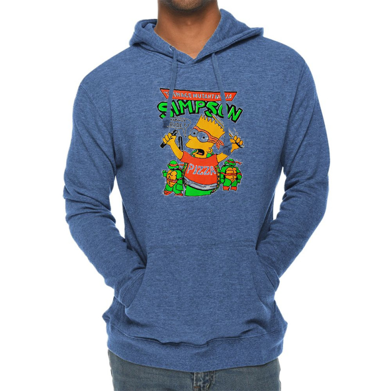 Teenage Mutant Ninja Simpson Lightweight Hoodie | Artistshot