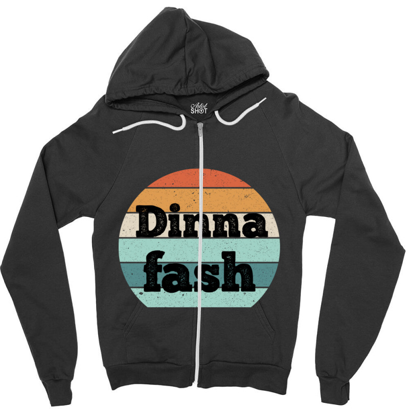 Dinna Fash-kqggm Zipper Hoodie by Kosdapen517 | Artistshot